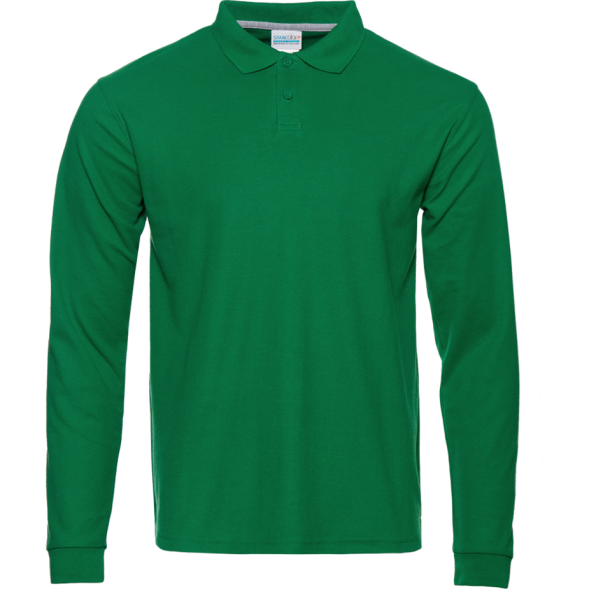 Рубашка поло унисекс STAN длинный рукав хлопок 185, 104LS