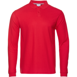 Рубашка поло унисекс STAN длинный рукав хлопок 185, 104LS
