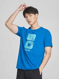 Футболка KELME Round Neck Short Sleeve T-Shirt Blue