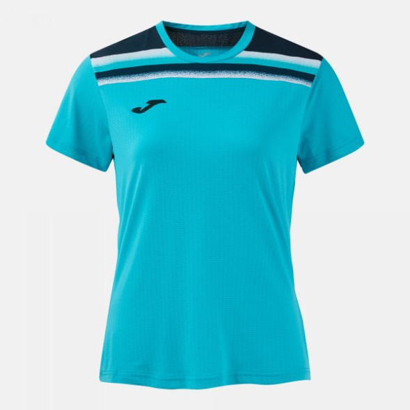 ФУТБОЛКА С КОРОТКИМ РУКАВОМ TOLEDO II ФЛУОРЕСЦЕНТНЫЙ БИРЮЗОВЫЙ ТЕМНО-СИНИЙ