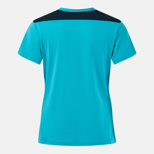 ФУТБОЛКА С КОРОТКИМ РУКАВОМ TOLEDO II ФЛУОРЕСЦЕНТНЫЙ БИРЮЗОВЫЙ ТЕМНО-СИНИЙ