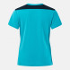 ФУТБОЛКА С КОРОТКИМ РУКАВОМ TOLEDO II ФЛУОРЕСЦЕНТНЫЙ БИРЮЗОВЫЙ ТЕМНО-СИНИЙ