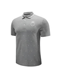 Футболка-поло KELME Men's Short Sleeve Polo Shirt Grey
