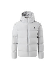 Пуховик KELME Regular Hooded Down Jacket Light Grey