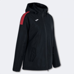 Женский анорак JOMA ALASKA Черный-красный