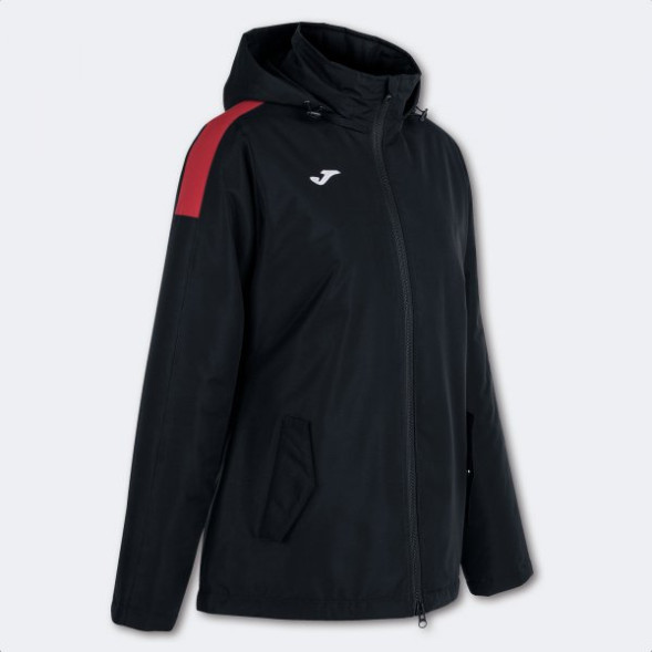 Женский анорак JOMA ALASKA Черный-красный