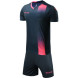Детская футбольная форма KELME Short Sleeve Football Kid (Dark Blue/Pink)