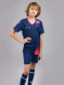 Детская футбольная форма KELME Short Sleeve Football Kid (Dark Blue/Pink)