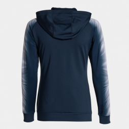 CHAQUETA CON CAPUCHA ELITE XI MARINO BLANCO