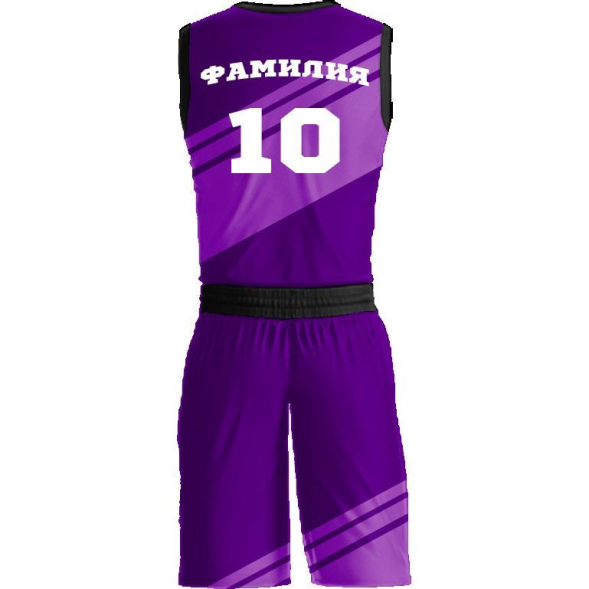 Баскетбольная форма ЭКИПО STRIPE Фиолетовый цвет