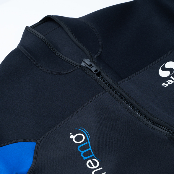 Гидрокостюм для плавания SALVAS Shorty Nemo Man Tg MS0050-L чёрно-синий