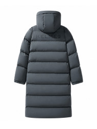 Пуховик KELME Men's Long Cotton Coat Dark Grey