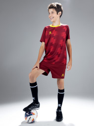 Детская футбольная форма KELME Football Suit Burgundy