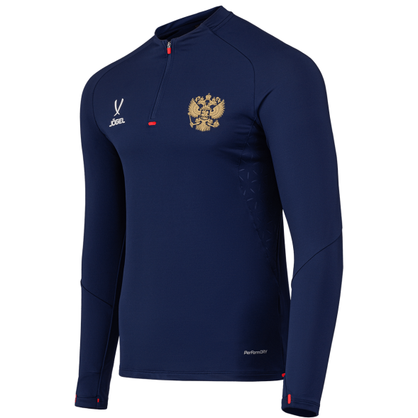 Джемпер тренировочный JOGEL NATIONAL PerFormDRY Training Zip Top, темно-синий