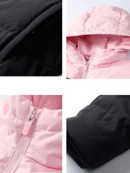 Детский пуховик KELME Girl's Down Jacket (Black/Pink)