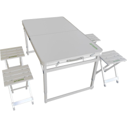 Набор туристический стол и 4 стула, ATS-450 (Alu)