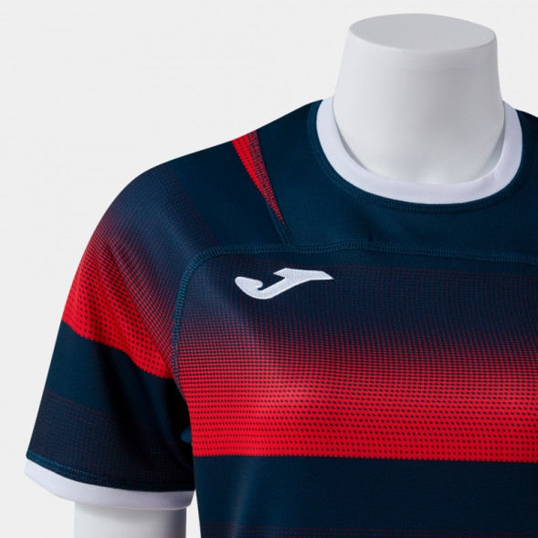 ФУТБОЛКА С КОРОТКИМ РУКАВОМ STONE RUGBY PRO КРАСНЫЙ ТЕМНО-СИНИЙ