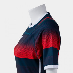 ФУТБОЛКА С КОРОТКИМ РУКАВОМ STONE RUGBY PRO КРАСНЫЙ ТЕМНО-СИНИЙ