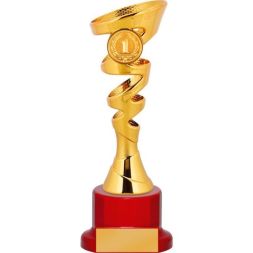 Кубок спортивный, площадка под нанесение, высота 20 см, цвет золото