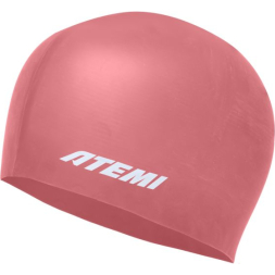 Шапочка для плавания Atemi kids silicone cap Bright red, силикон, Цвет: красный, KSC1R