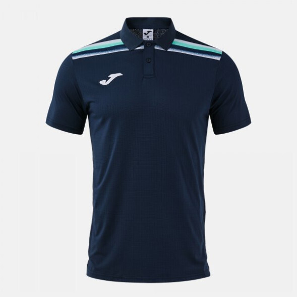 ПОЛО С КОРОТКИМ РУКАВОМ TOLEDO II ТЕМНО-СИНИЙ ЗЕЛЕНЫЙ