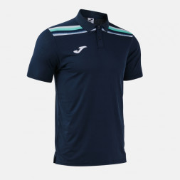 ПОЛО С КОРОТКИМ РУКАВОМ TOLEDO II ТЕМНО-СИНИЙ ЗЕЛЕНЫЙ