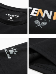 Футболка KELME Round Neck Short Sleeve T-Shirt Dark Blue