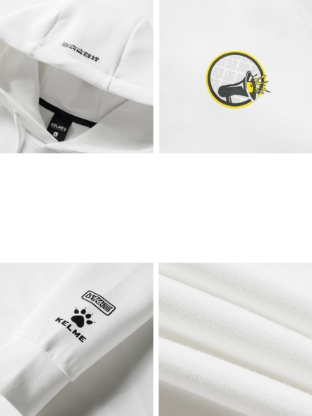 Худи KELME Men's Hoodie White