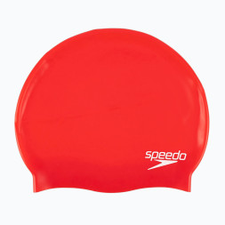 Шапочка для плав. дет. SPEEDO Plain Flat Silicone Cap Jr, 8-709900001, ЧЕРНЫЙ, силикон