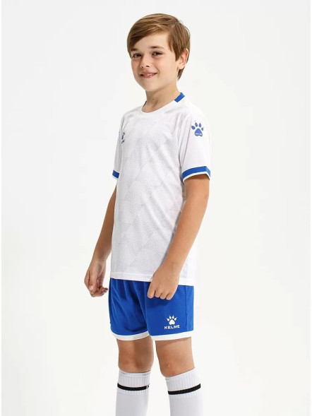 Детская футбольная форма KELME Short-Sleeved Football Suit White