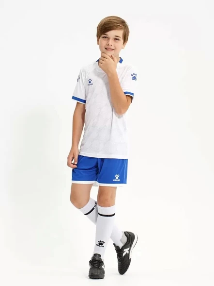 Детская футбольная форма KELME Short-Sleeved Football Suit White