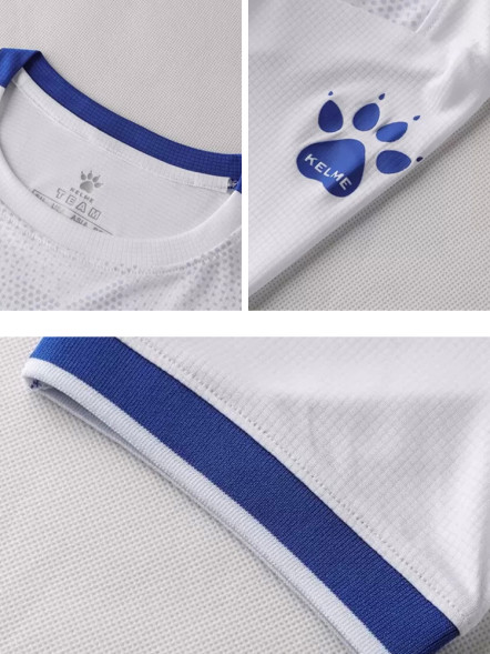 Детская футбольная форма KELME Short-Sleeved Football Suit White