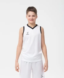 Майка баскетбольная JOGEL CAMP Basic, белый, детский