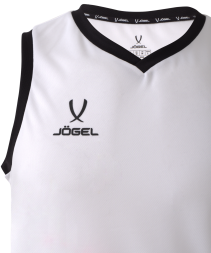 Майка баскетбольная JOGEL CAMP Basic, белый, детский