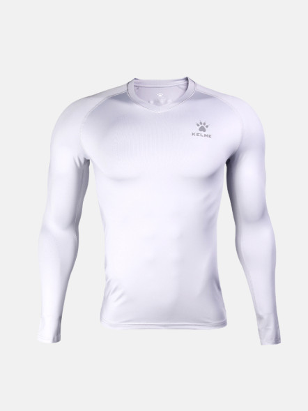 Термобелье (верх) KELME Pro Thin Long Sleeve Tights (Medium Tights) White