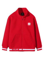 Детская олимпийка KELME Boys Knitted Jacket Red