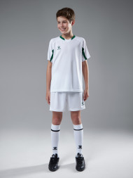 Детская футбольная форма KELME Football Suit (White/Green)