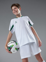 Детская футбольная форма KELME Football Suit (White/Green)