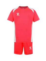 Детская футбольная форма KELME Short Sleeve Football Set Pink