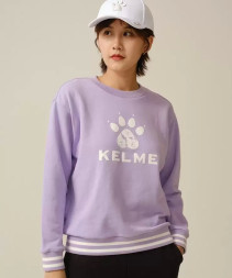 Свитшот KELME Round Neck Sweater Light Purple