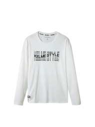 Лонгслив KELME Round Neck Long T White