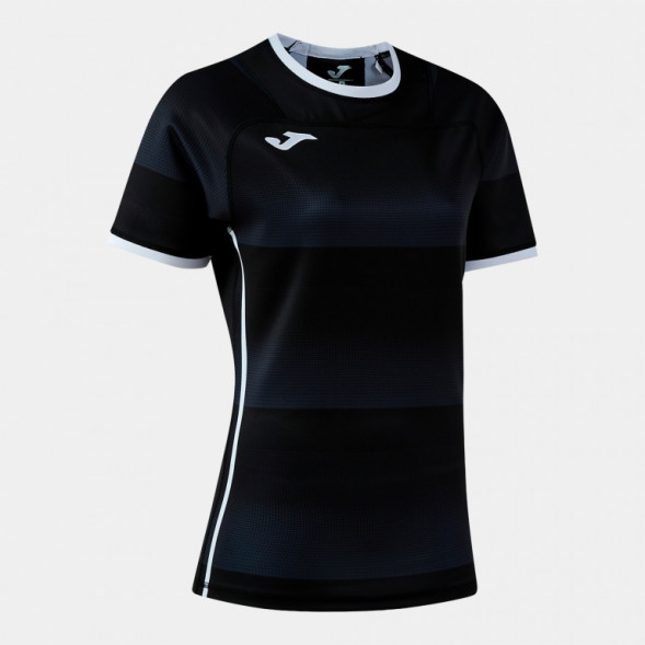 ФУТБОЛКА С КОРОТКИМ РУКАВОМ STONE RUGBY PRO ЧЁРНЫЙ БЕЛЫЙ