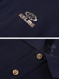 Футболка-поло KELME Short Sleeve Polo Shirt Dark Blue
