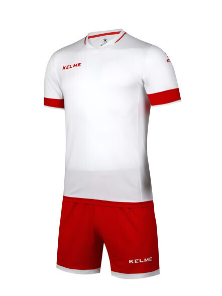 Футбольная форма KELME Short Sleeve Football Set (White/Red)