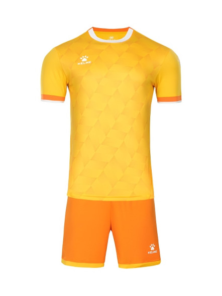 Футбольная форма KELME Short-Sleeved Football Suit (Yellow/Orange)