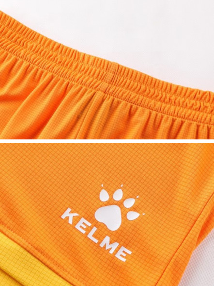 Футбольная форма KELME Short-Sleeved Football Suit (Yellow/Orange)