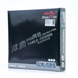 Сетка для наст. тенниса DOUBLE FISH XW-924C, в компл. с мет. стойками, измерит. высоты, темно-синий