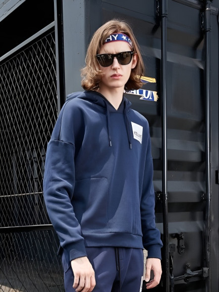 Худи KELME Men's Hoodie Dark Blue