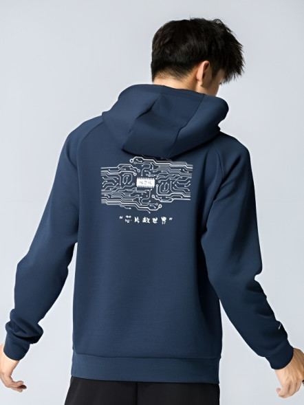 Худи KELME Men's Hoodie Dark Blue