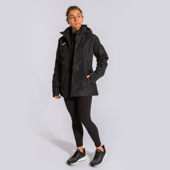 Женский анорак JOMA ALASKA Черный-желтый